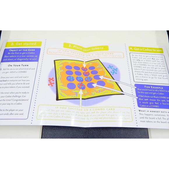 Cranium Cadoo Game Board and Instructions Replacement Only - Picture 6 of 6